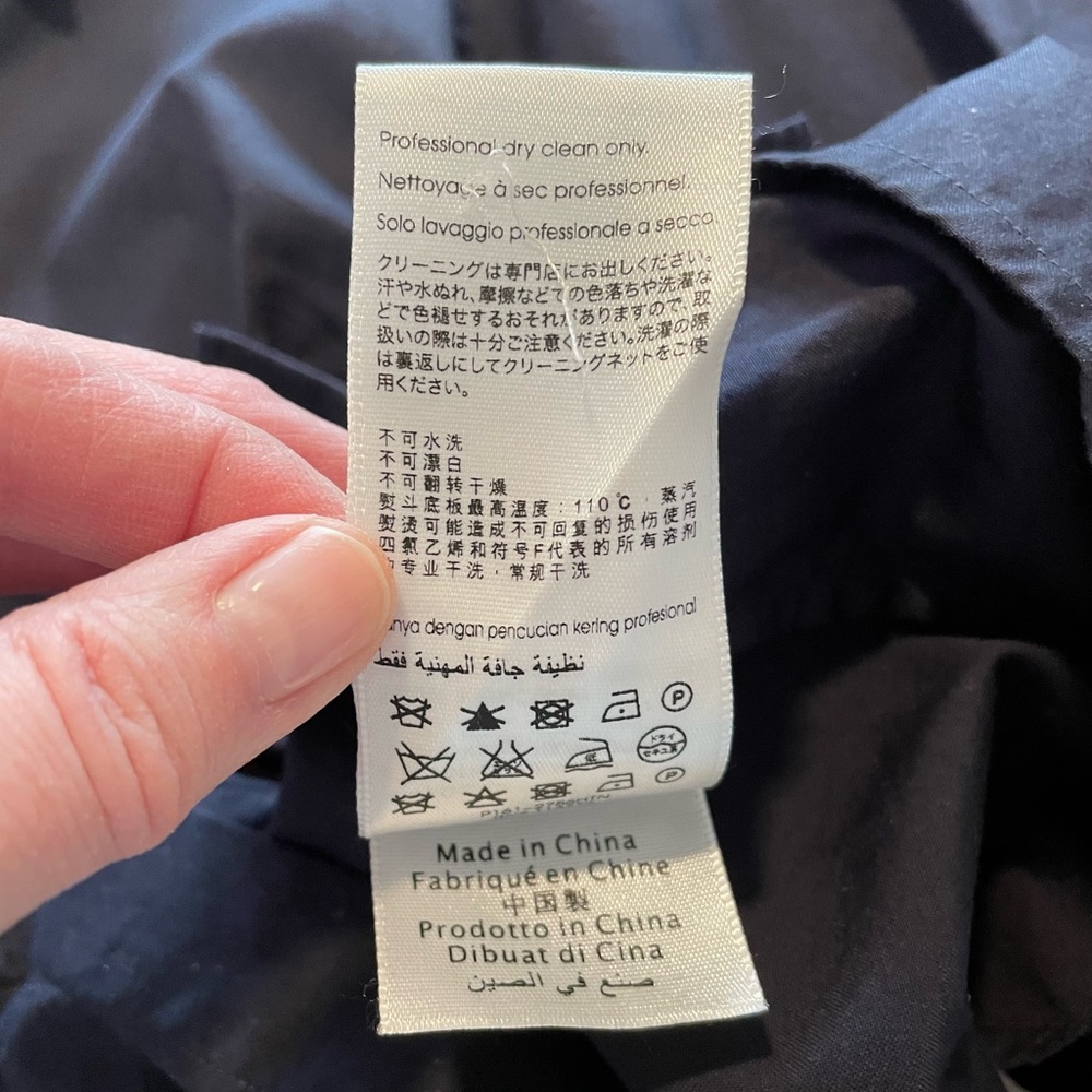 3.1 Phillip Lim Black/Blue Top - Picture 9 of 9